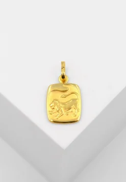 Anhänger Sternzeichen Löwe Gelbgold 750, 19x10mm
