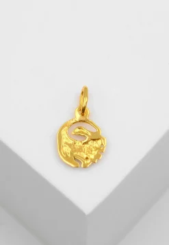 Anhänger Sternzeichen Löwe Gelbgold 750, 16x9mm