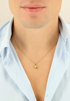 Anhänger Sternzeichen Löwe Gelbgold 750, 16x12mm