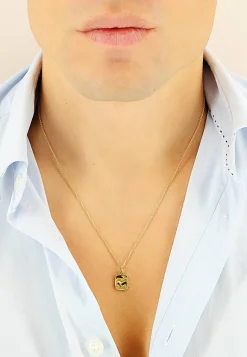 Anhänger Sternzeichen Löwe Gelbgold 750, 19x10mm