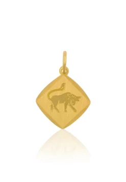 Anhänger Sternzeichen Stier Gelbgold 750, 19x13mm