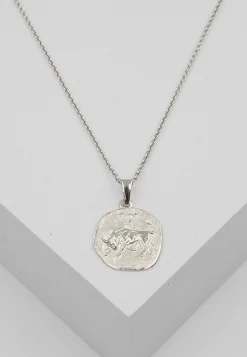 Anhänger Sternzeichen Stier Weissgold 750, 16x22mm