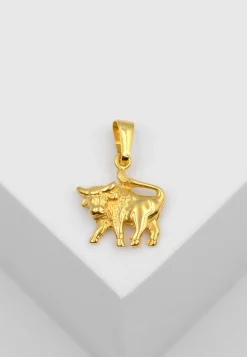 Anhänger Sternzeichen Stier Gelbgold 750, 18x17mm