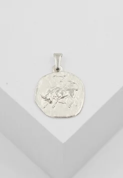 Anhänger Sternzeichen Stier Weissgold 750, 16x22mm