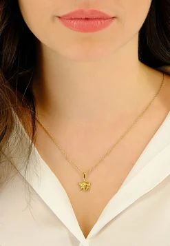 Anhänger Sternzeichen Stier Gelbgold 750, 18x17mm