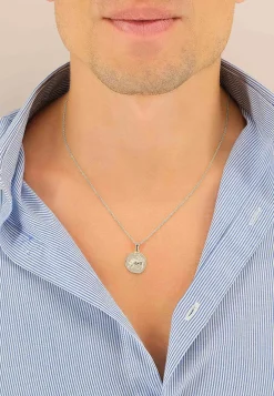 Anhänger Sternzeichen Stier Weissgold 750, 16x22mm