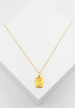 Anhänger Sternzeichen Waage Gelbgold 750, 19x10mm