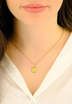 Anhänger Sternzeichen Waage Gelbgold 750, 19x10mm