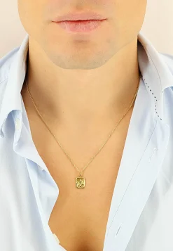 Anhänger Sternzeichen Waage Gelbgold 750, 19x10mm