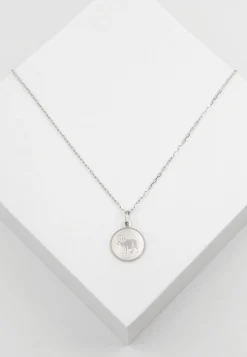 Anhänger Sternzeichen Widder Weissgold 750, 19x12mm