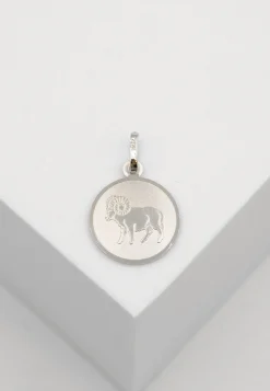 Anhänger Sternzeichen Widder Weissgold 750, 19x12mm