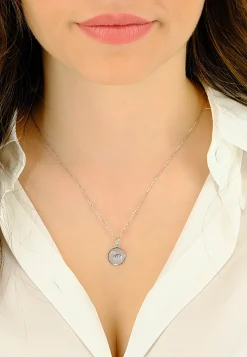 Anhänger Sternzeichen Widder Weissgold 750, 19x12mm