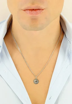 Anhänger Sternzeichen Widder Weissgold 750, 19x12mm