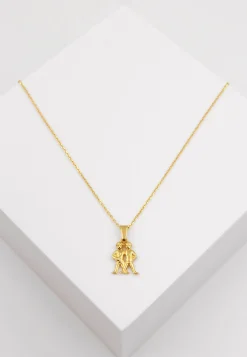 Anhänger Sternzeichen Zwillinge Gelbgold 750, 17x9mm