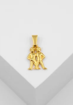 Anhänger Sternzeichen Zwillinge Gelbgold 750, 17x9mm