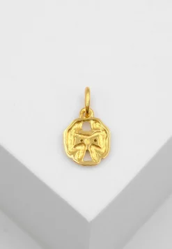 Anhänger Sternzeichen Zwillinge Gelbgold 750, 16x9mm