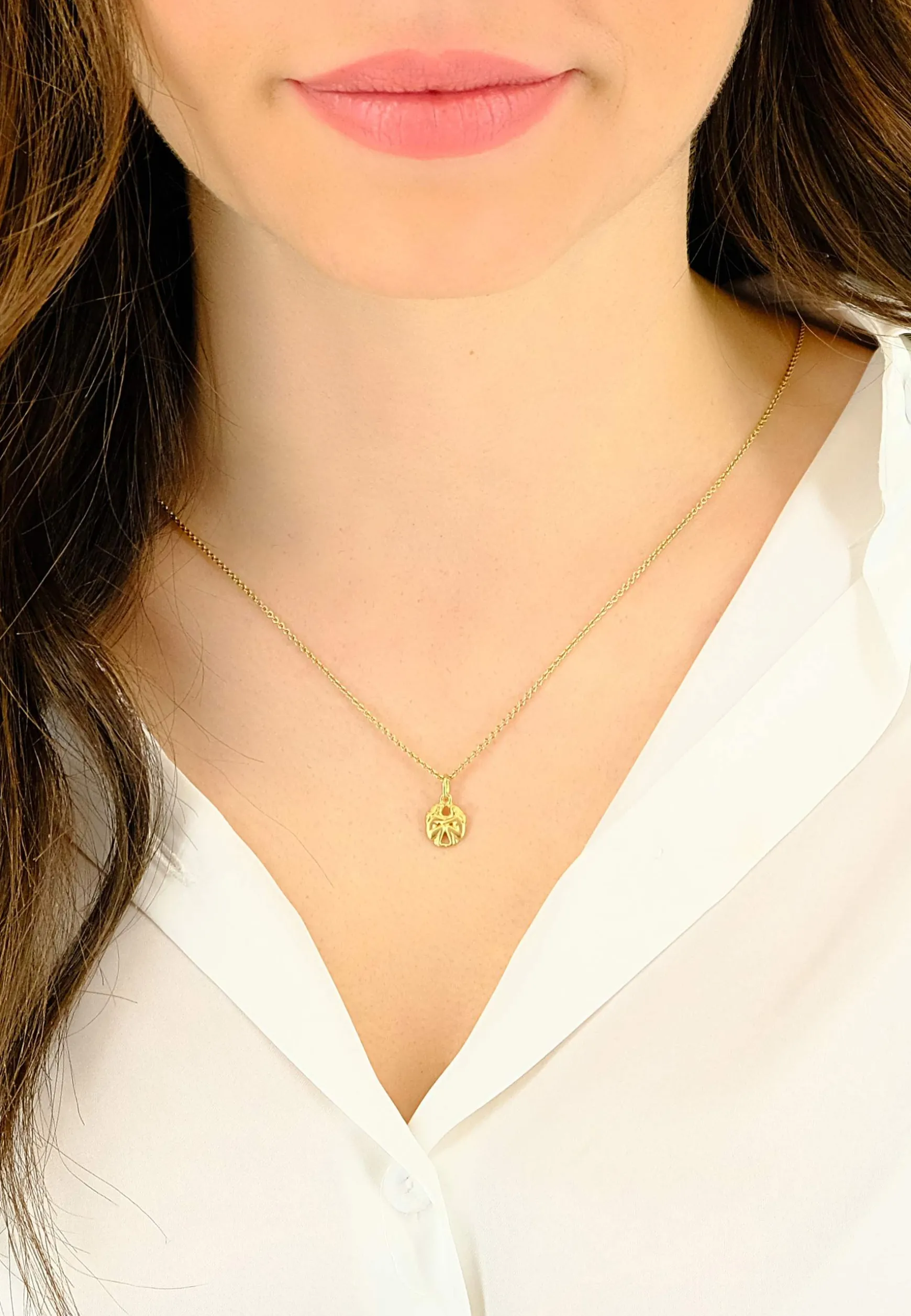 Anhänger Sternzeichen Zwillinge Gelbgold 750, 16x9mm