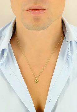 Anhänger Sternzeichen Zwillinge Gelbgold 750, 16x9mm