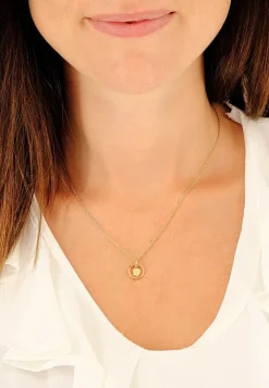 Anhänger Taufring Gelbgold 750 Rubin