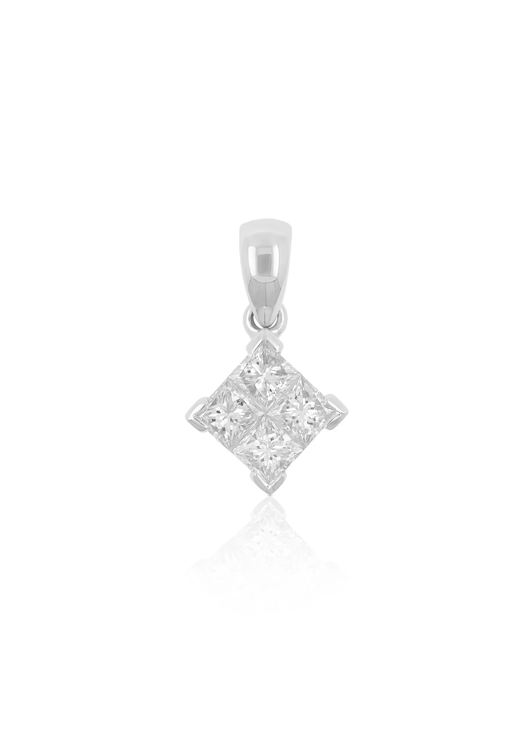 Anhänger Weissgold 750 Diamant 0.70ct.