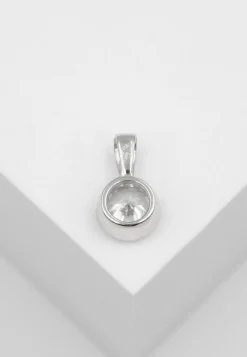 Anhänger Weissgold 750 Zirkonia, 14x9mm