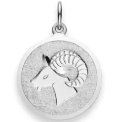 Anhänger Widder Silber 925, 23x16mm