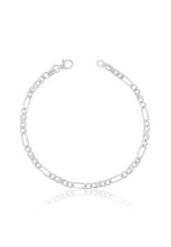 Armband Bracelet Carrera/Figaro Weissgold 750, 19cm, 3.5mm