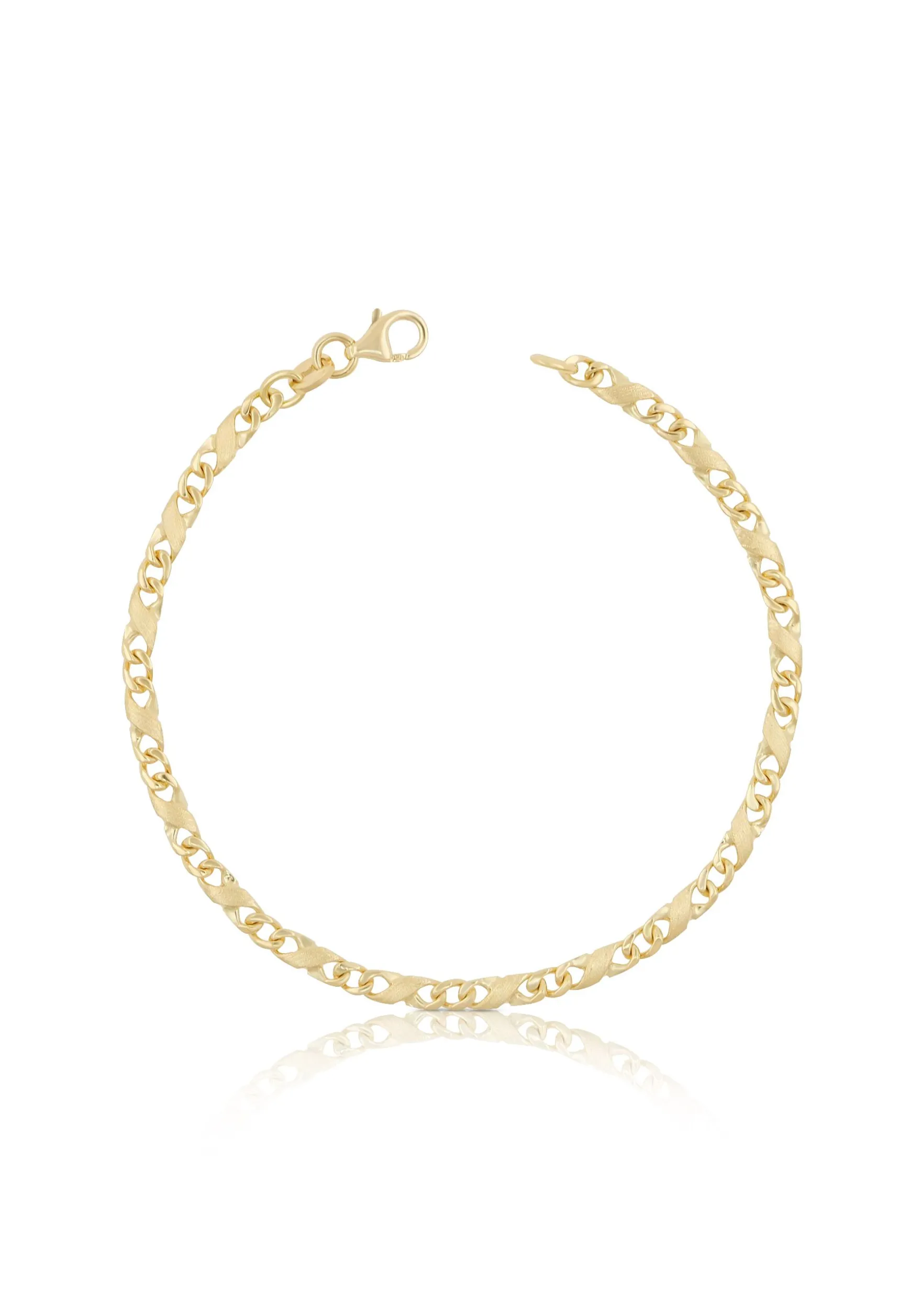 Armband Carrera Gelbgold 750, 19cm, 3.5mm