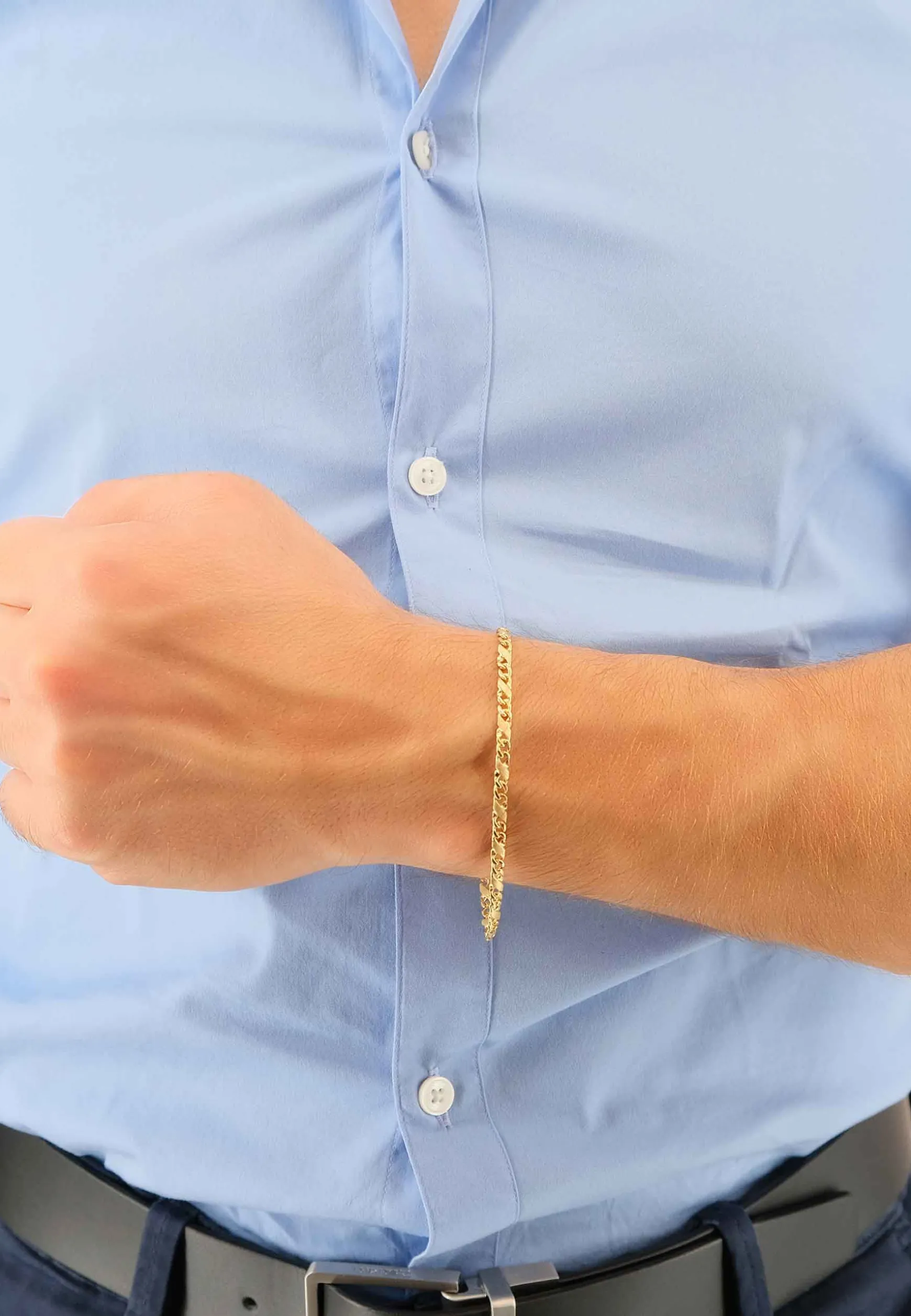 Armband Carrera Gelbgold 750, 19cm, 3.5mm