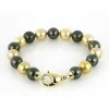 Armband 750/18K Gelbgold Südsee - & Tahiti Perle