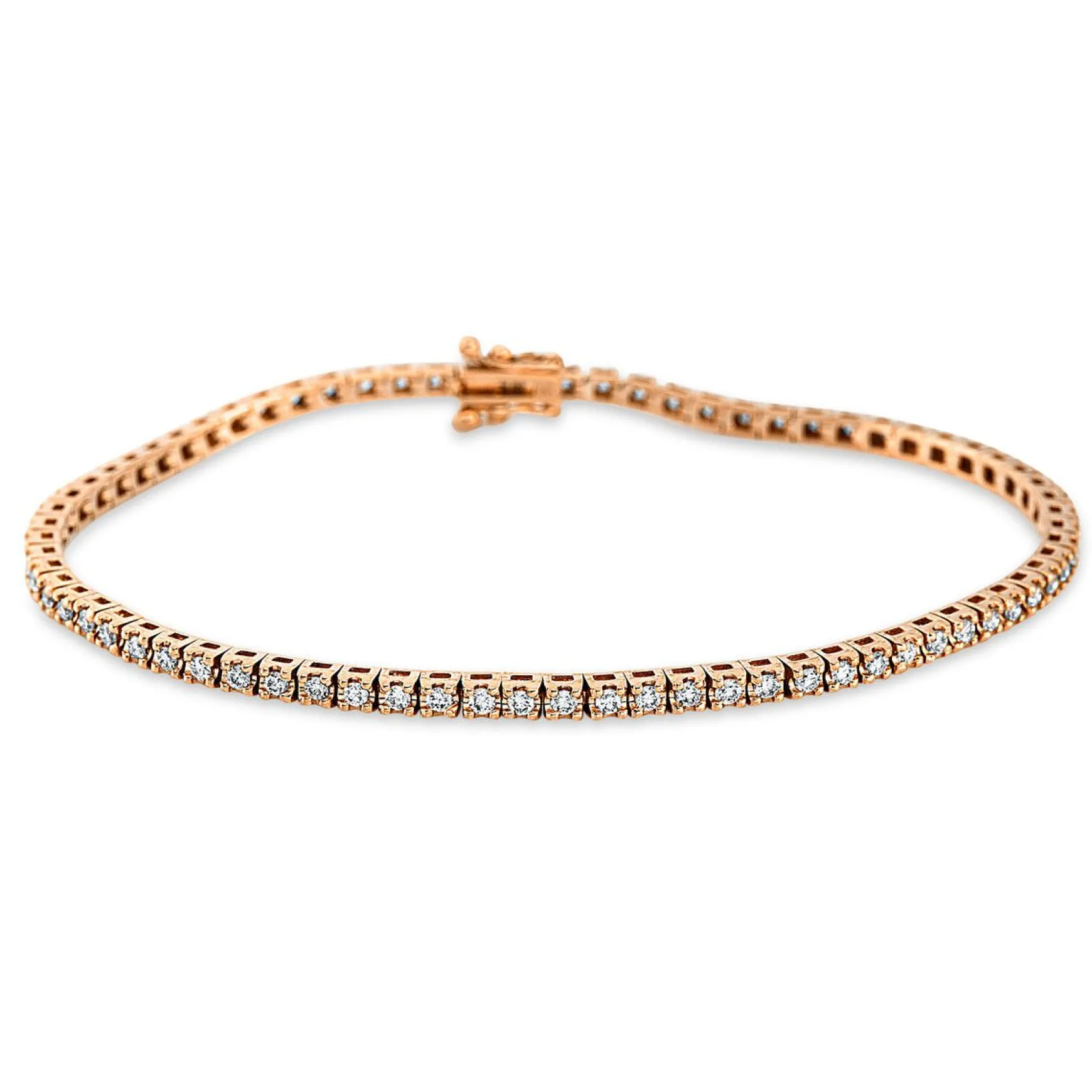 Armband 750/18K Rotgold Diamant 1.04ct.