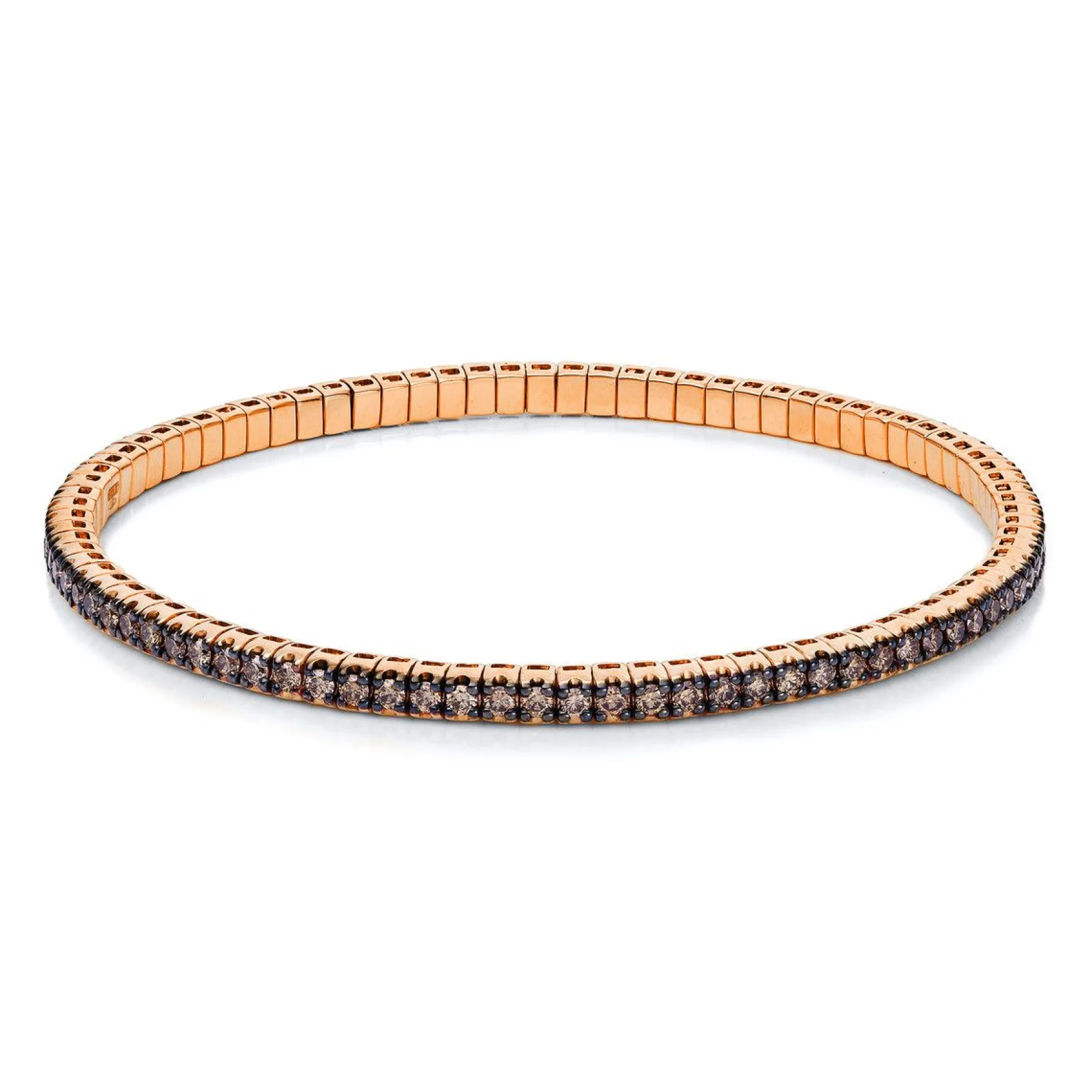 Armband 750/18K Rotgold Diamant 2.48ct.