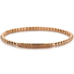 Armband 750/18K Rotgold Safir 0.6ct.  16.5 cm