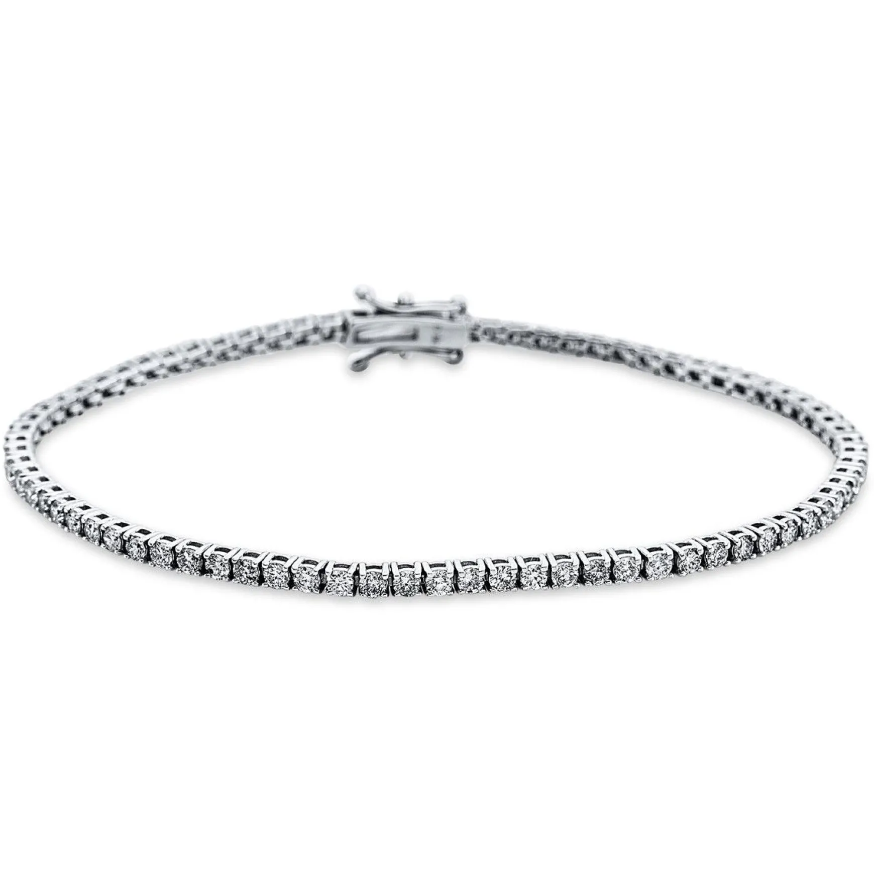Armband 750/18K Weissgold Diamant 2.38ct.