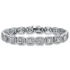 Armband 750/18K Weissgold Diamant 4.36ct. 18 cm