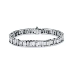 Armband 750/18K Weissgold Diamant 9.48ct. 18 cm