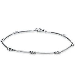 Armband 750/18K Weissgold Diamant 0.13ct. 17.8 cm