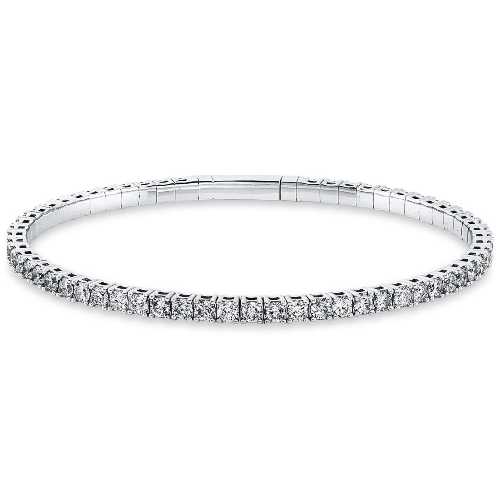 Armband 750/18K Weissgold Diamant 5.24ct.