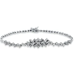 Armband 585/14K Weissgold Diamant 1.09ct.