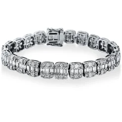 Armband 750/18K Weissgold Diamant 17.15ct.