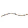 Armband 750/18K Weissgold/Rotgold Diamant 0.83ct.