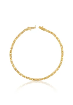 Armband Königskette klassisch Gelbgold 750, 19cm, 2.5mm