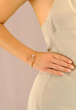 Armband Silber 925 Süsswasserperle 10-11mm