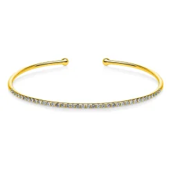 Armreif 750/18K Gelbgold Diamant 0.57ct.