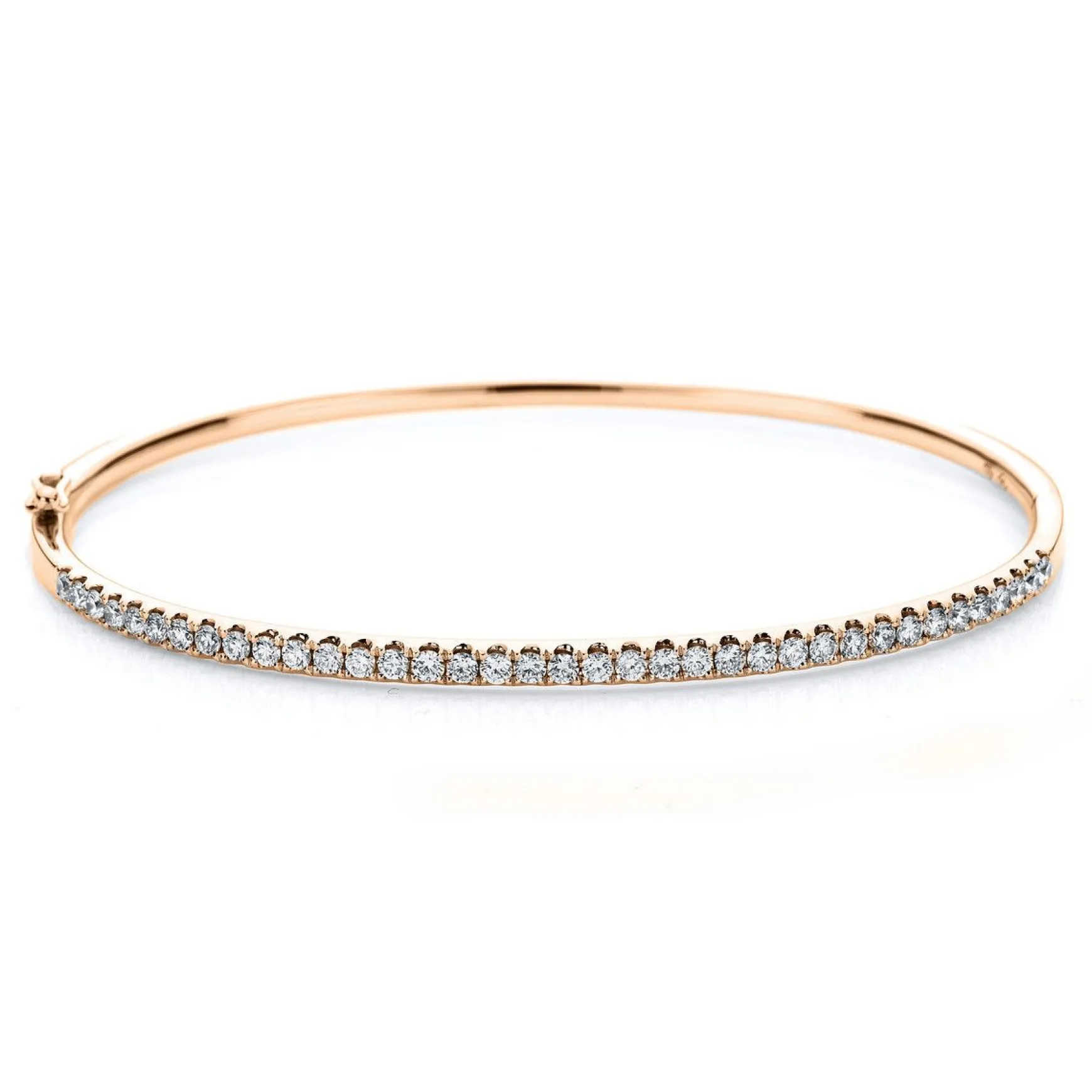 Armreif 750/18K Rotgold Diamant 0.97ct.