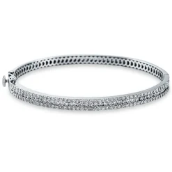 Armreif 750/18K Weissgold Diamant 2.35ct.