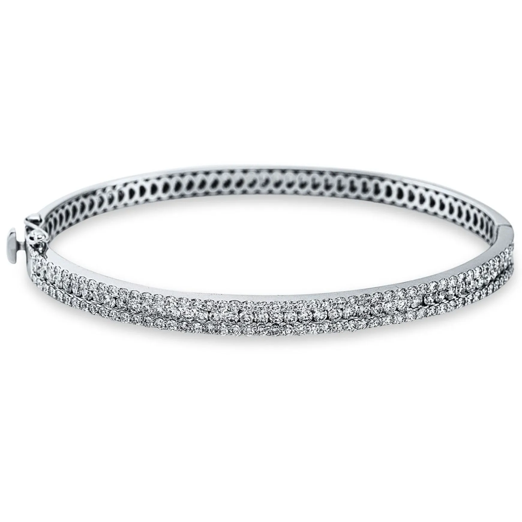 Armreif 750/18K Weissgold Diamant 2.35ct.