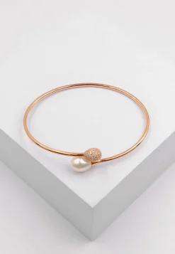 Armreif Silber 925 Süsswasserperle 8-8.5mm Zirkonia