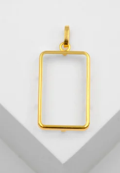 Barrenfassung CS/UBS Gelbgold 750, 25.4x15.3mm