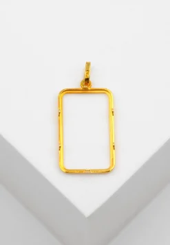 Barrenfassung UBS/CS/LKB/ZKB Gelbgold 750, 19x11.5mm